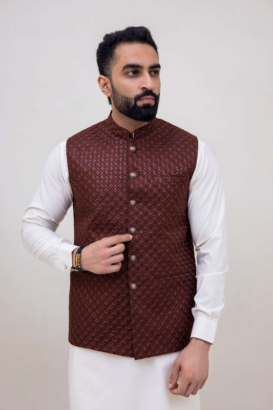 brown waistcoat