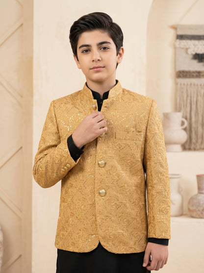 Boys Premium Golden Prince Coat