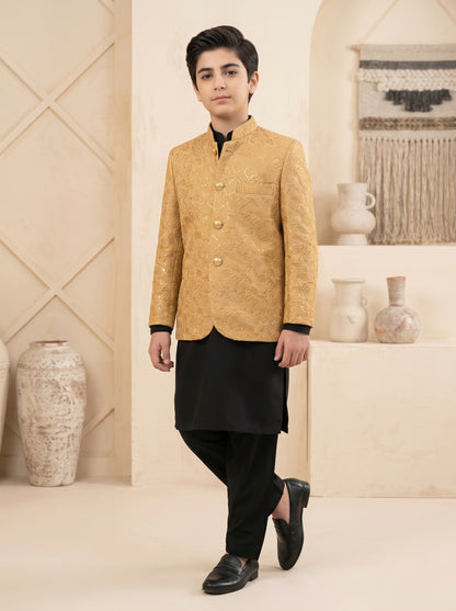 Boys Premium Golden Prince Coat