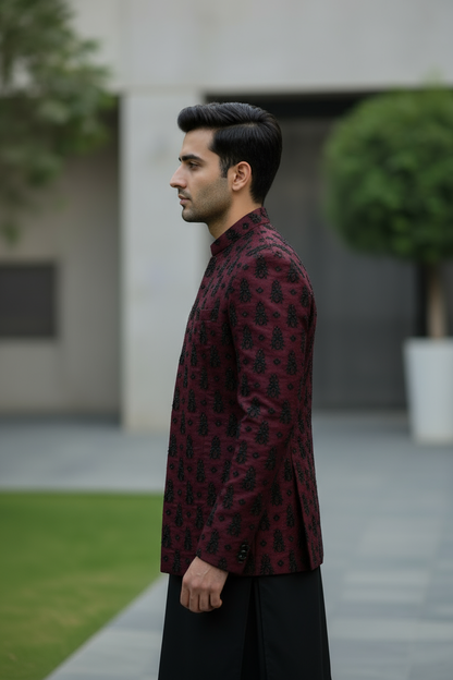 FANCY MENS OPEN COAT