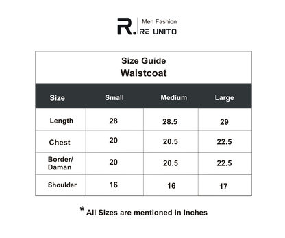 Hand work WC size chart 1