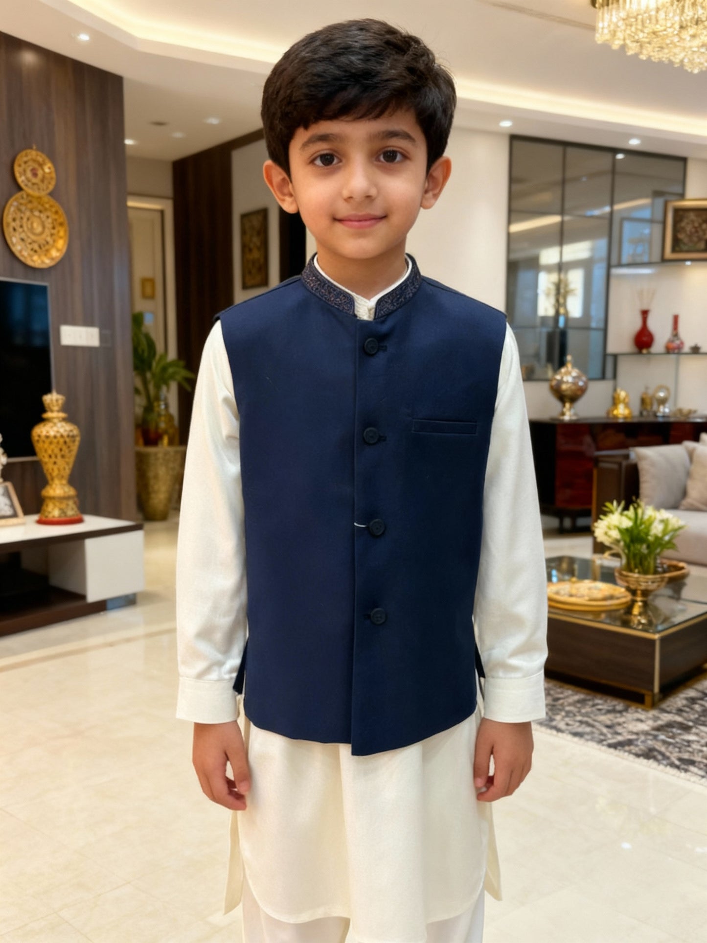 Kid Premium Formal Waistcoat