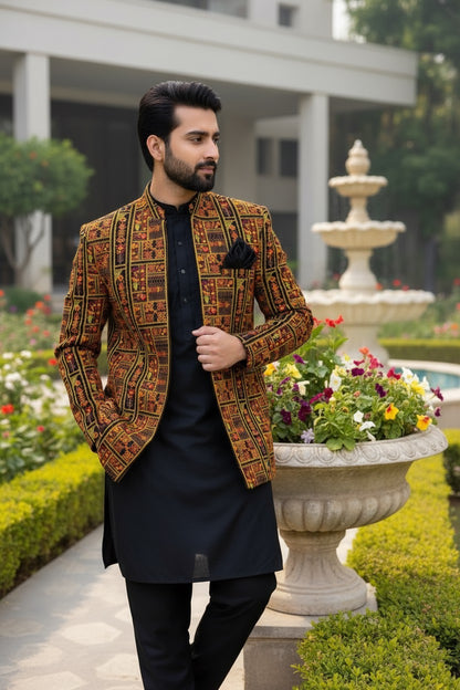 Men Fancy Open Prince Coat