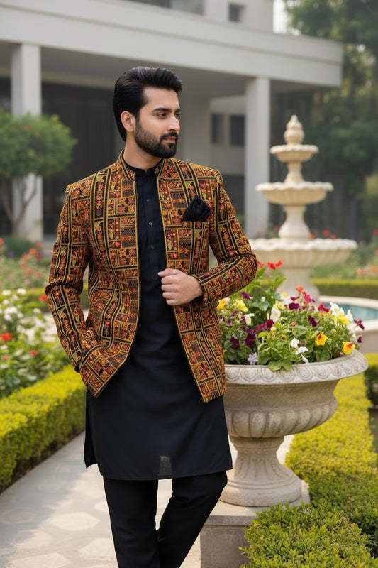 Men Fancy Open Prince Coat