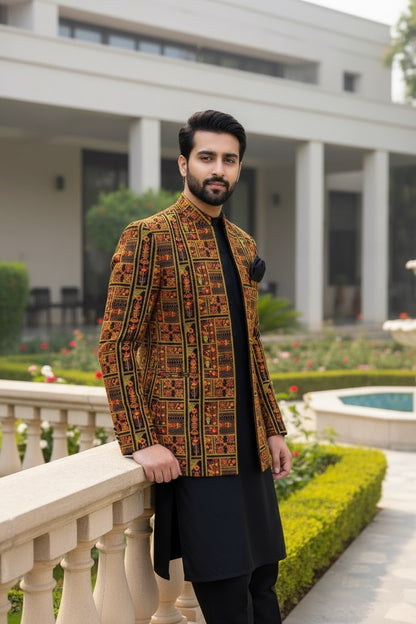 Men Fancy Open Prince Coat