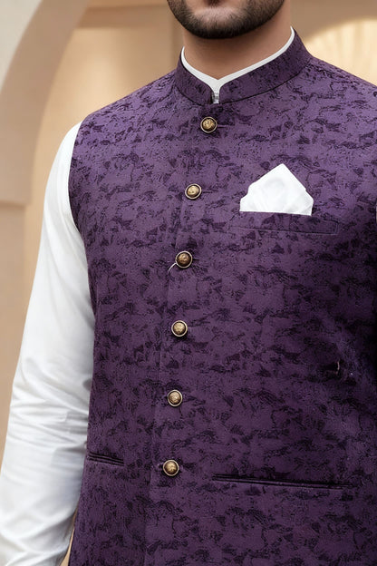Men Jamawar Waistcoat