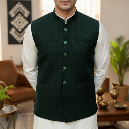 Men Stylish Mongia Waistcoat