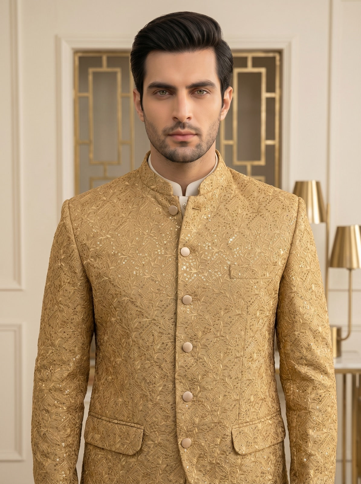 Premium Golden Prince Coat