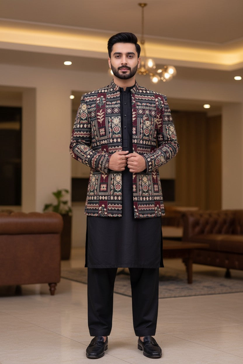 Premium Stylish Open Prince Coat