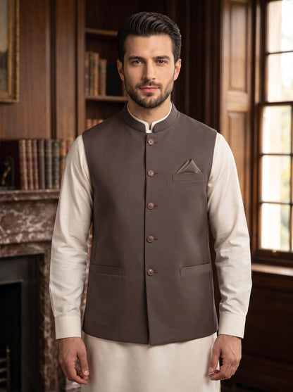 Formal Brown Waistcoat