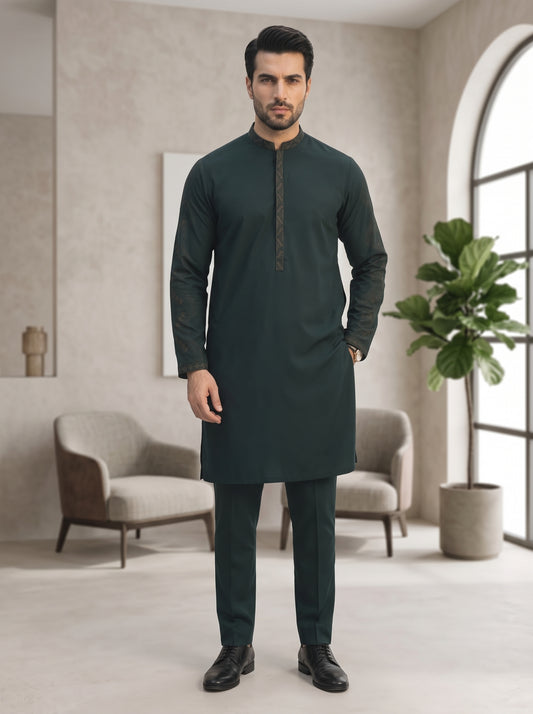 Men Unstitched Green