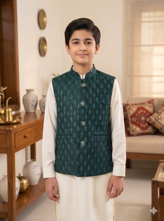 Boys Fancy Waistcoat