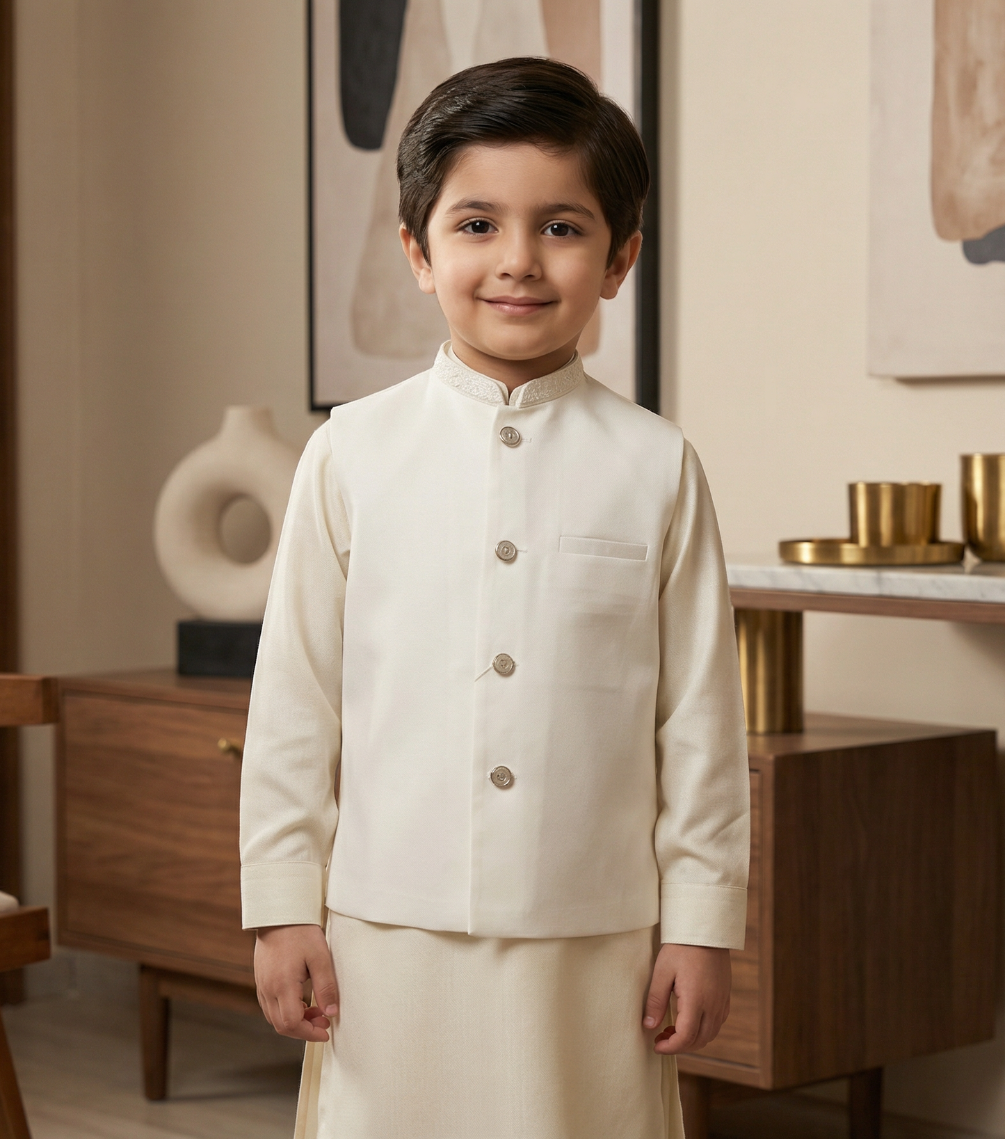 Kid Premium Formal Waistcoat