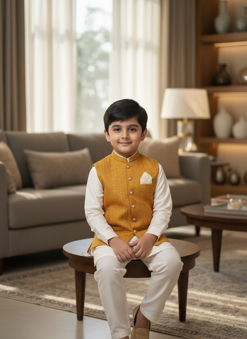 Kid Fancy Waistcoat