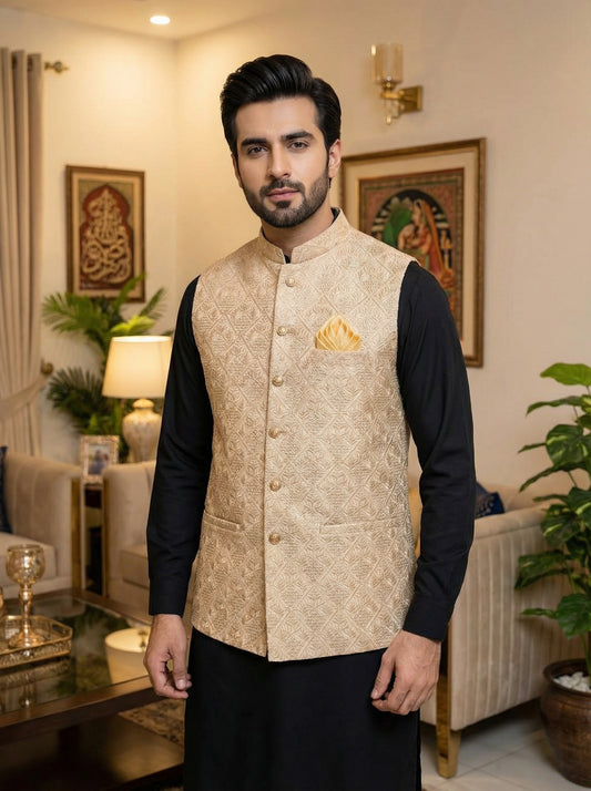 Men Stylish Masoori Waistcoat