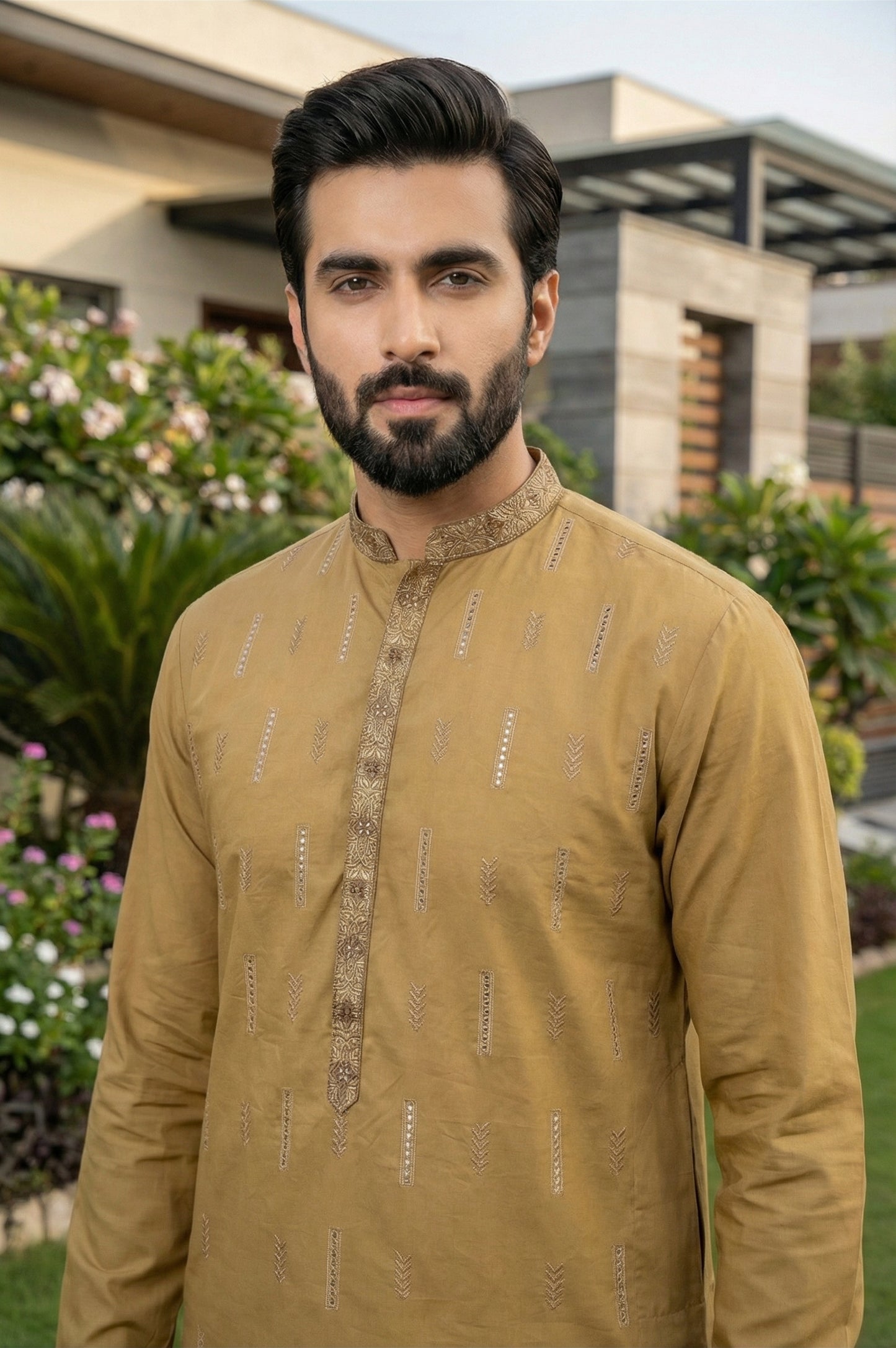 Premium Camel Color Kameez Pajama