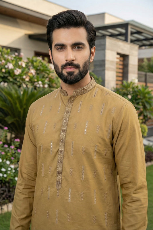 Premium Camel Color Kameez Pajama