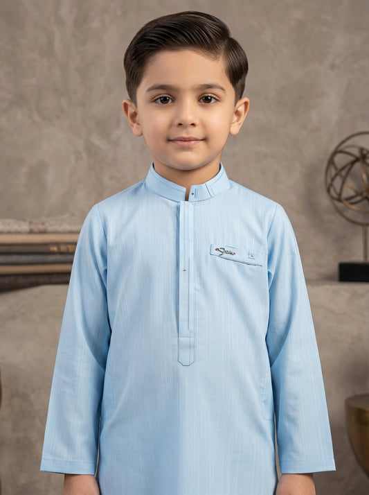 Kids Premium S Blue Kameez Pajama